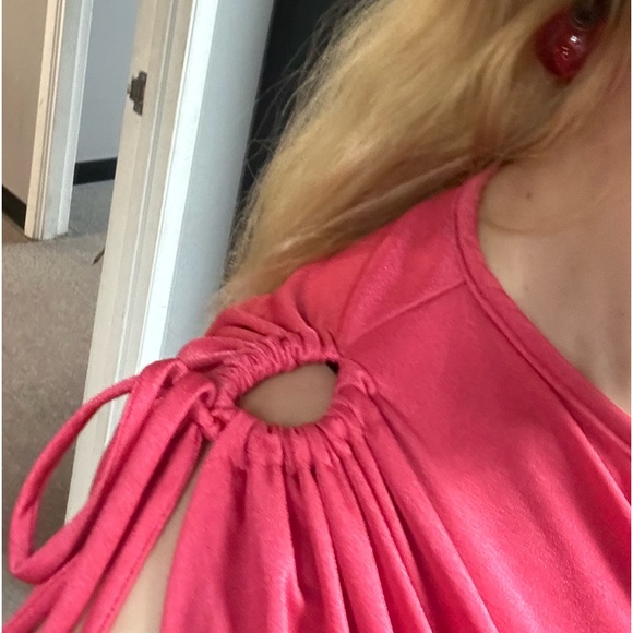 Jody T of California vintage 70’s dress in hot pink size medium - Picture 4 of 12